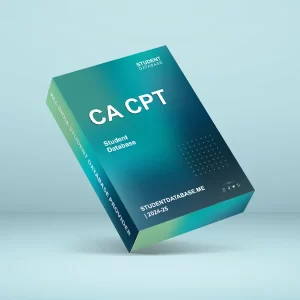 CA CPT Student Database