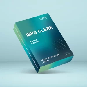 IBPS Clerk Student Database