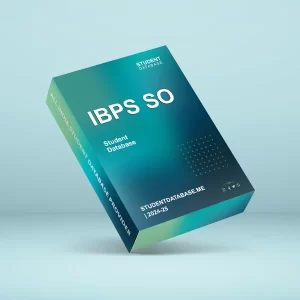 IBPS SO Student Database